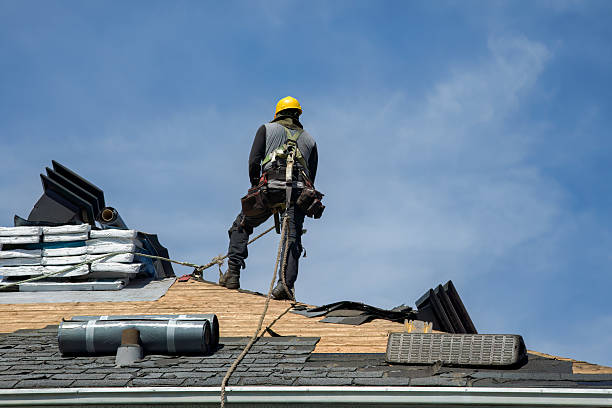 Professional Roof Installation technician working in Gardiner, OR